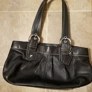 Coach Soho Pleated Leather Shoulder Purse